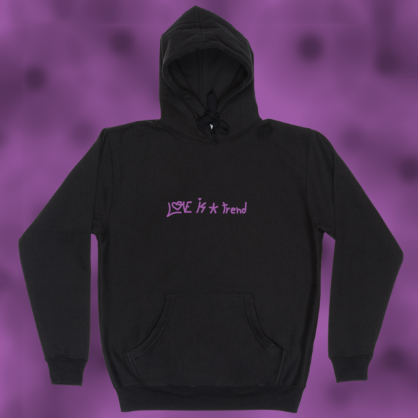 Loveisatrend hoodie black
