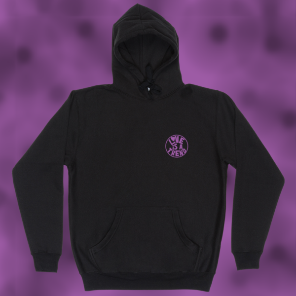 Loveisatrend hoodie black